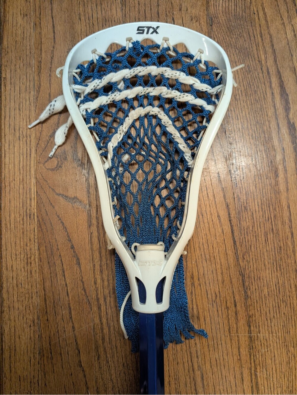 STX Amp Blue Aluminum Shaft Lacrosse Stick 41" AV8 Head – Used